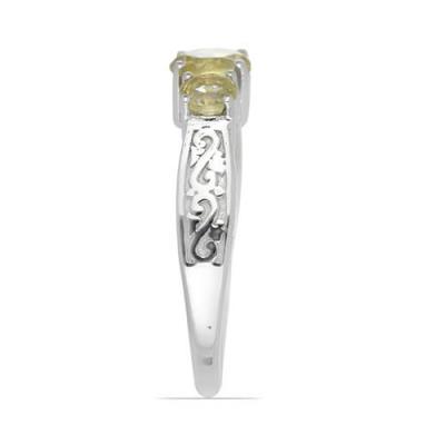 BUY 925 SILVER BRAZILIAN CITRINE GEMSTONE RING